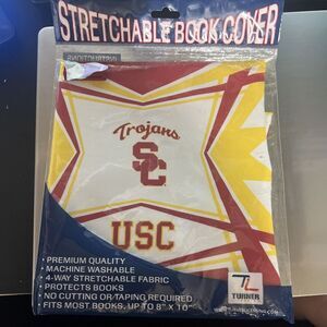 Book Cover USC College California Stretchable‎ Fabric Protective Book Covers